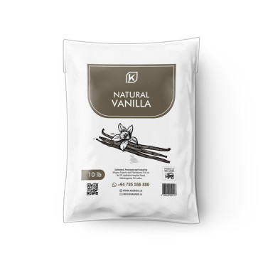 Gourmet Ceylon Natural Vanilla Beans - 10lb