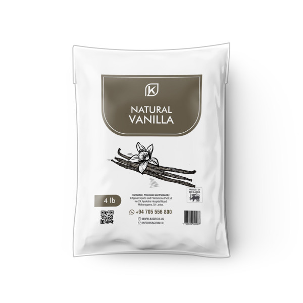 Gourmet Ceylon Natural Vanilla Beans - 4lb